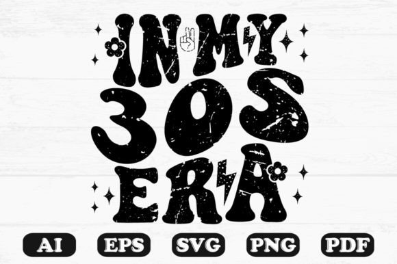 In My 30s Era Retro Wavy Svg: A Graphics and Crafts Review for Publishers
